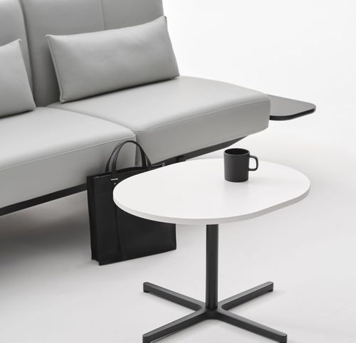 Tavolo da lavoro contemporaneo - SOFT - vitra USA - in legno / epossidico / con base in resina epossidica