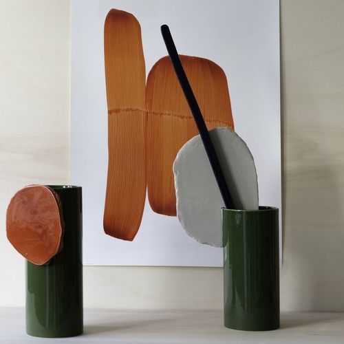Vaso contemporaneo - vitra USA - in laterizio / da tavolo / contract
