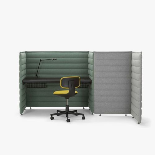 Isola di privacy per ufficio acustica - ALCOVE PLUS - vitra USA - in polistirene / di Ronan & Erwan Bouroullec