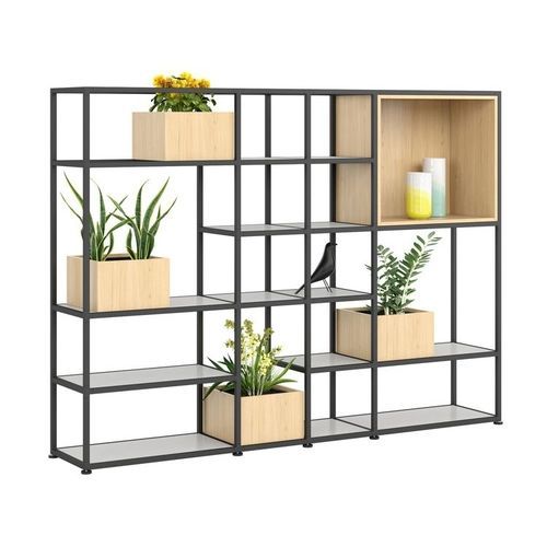 Sistema di scaffali a muro - KADO - vitra USA - autoportante / minimalista / in metallo