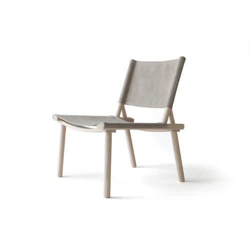 Chauffeuse contemporanea - DECEMBER - Nikari - in frassino / di Jasper Morrison / di Wataru Kumano