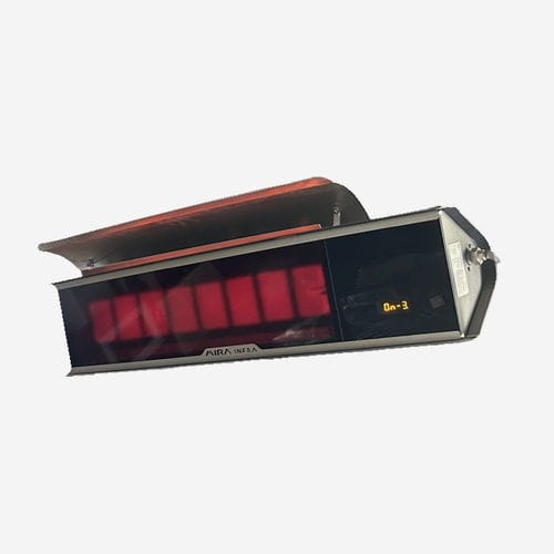 Stufa ad infrarossi da soffitto - MRC S LCD - Mira Heating Co. Ltd. - da parete / a gas / contract