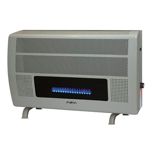 Radiatore a gas - H11 FLOOR 2 - Mira Heating Co. Ltd. - contemporaneo / in metallo / in vetro