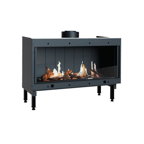 Stufa a gas - Mira FS - Mira Heating Co. Ltd. - da appoggio / contemporanea / in acciaio inossidabile