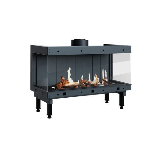 Stufa a gas - Mira TS - Mira Heating Co. Ltd. - da appoggio / a 3 facce / contemporanea