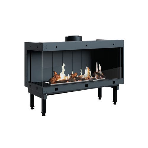 Stufa a gas - Mira LS - Mira Heating Co. Ltd. - da appoggio / a 2 facciate / contemporanea