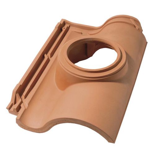 Tegola con tubi di sfiato - LÓGICA ONDA : LANTERN BASE - Cobert - in terracotta