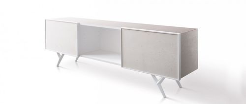 Credenza contemporanea - GIO 240 - SAI industry - in calcestruzzo / bianca
