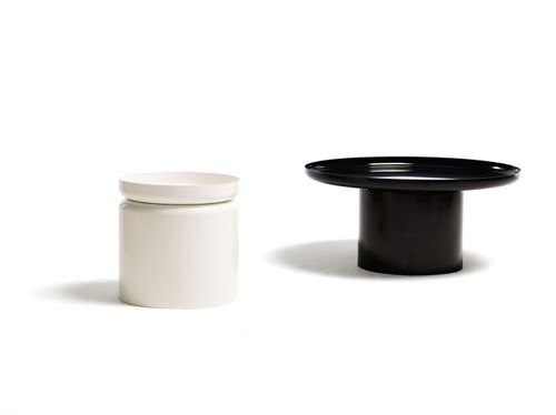 Tavolo contemporaneo - PLUVIAL - David design - in alluminio / rotondo