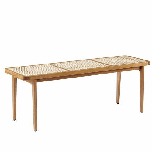 Panca contemporanea - LE ROI - NORR11 - in rovere / senza schienale / senza braccioli