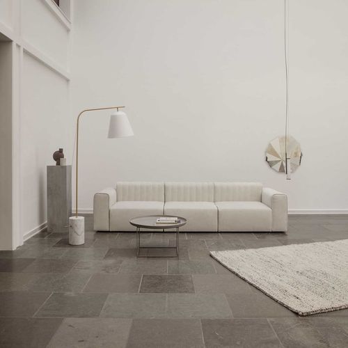 Divano modulare - RIFF  - NORR11 - contemporaneo / in tessuto / beige