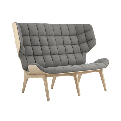 Divano contemporaneo - MAMMOTH - NORR11 - in tessuto / in pelle / con schienale alto