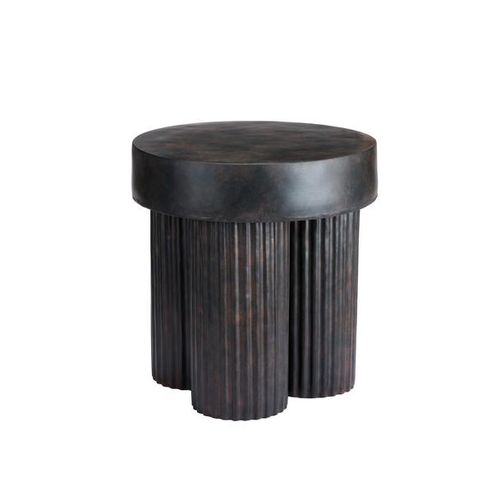 Tavolo d'appoggio contemporaneo - GEAR - NORR11 - in calcestruzzo fibrorinfrozato / con base in calcestruzzo fibrorinforzato / rotondo