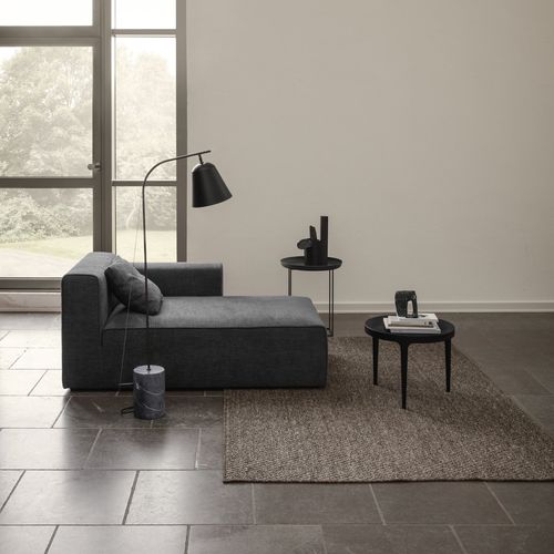 Lampada da terra - LINE ONE - NORR11 - in alluminio / in ottone / in marmo