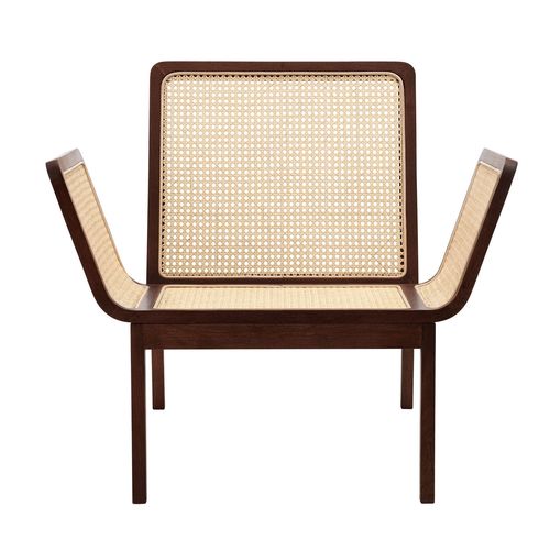 Poltrona in stile francese - LE ROI - NORR11 - in rattan / in rovere / con cuscino rimovibile