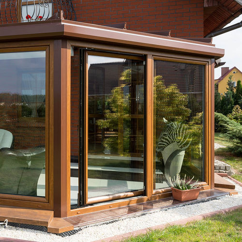 Profilo in alluminio - MB-WG80 - drutex - per veranda / a montante e traversa