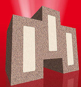 Blocco di muratura a base di silice espansa - BISOROCKET® - BISOTHERM - isolante / di sicurezza antincendio