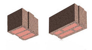 Blocco di calcestruzzo leggero - Bisomark - BISOTHERM - per muro divisorio / con isolamento integrato