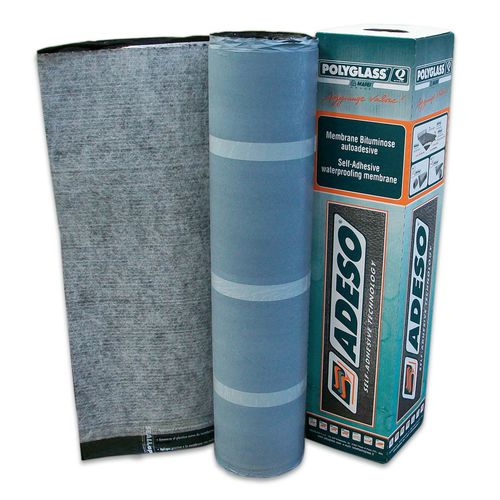 Membrana impermeabilizzante per tetti - POLYSTICK TU PLUS - Polyglass Spa - per comignolo / per grondaie / in rotoli