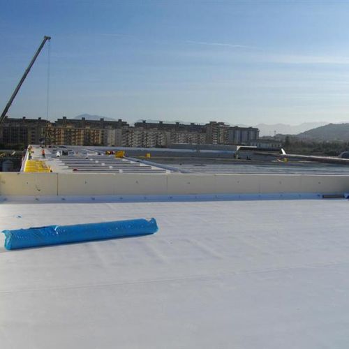 Membrana impermeabilizzante per tetti - MAPEPLAN® T AF  - Polyglass Spa - in rotoli / fibrata / flessibile