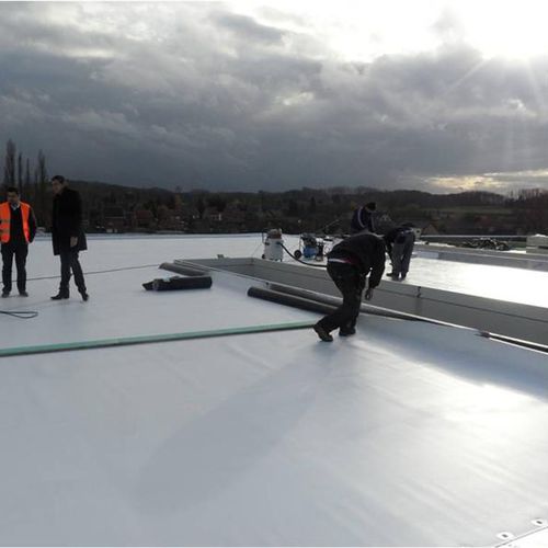 Membrana impermeabilizzante per tetti - MAPEPLAN® T M - Polyglass Spa - in rotoli / flessibile / sintetica
