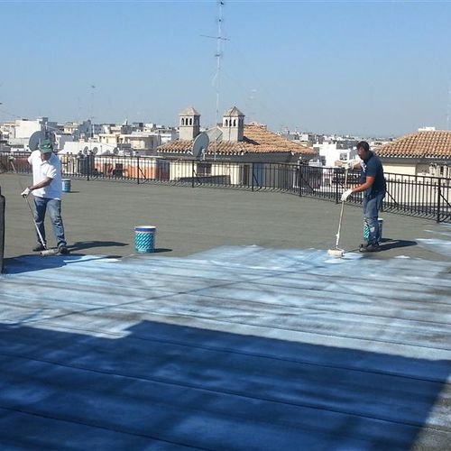 Pittura di protezione - MINERAL FIX - Polyglass Spa - da esterno / resistente a carichi elevati / per calcestruzzo