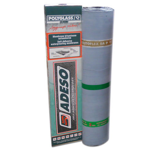 Membrana impermeabilizzante di sicurezza antincendio - ELASTOFLEX SA P AF - Polyglass Spa - per tetti / per fondazione / in rotoli
