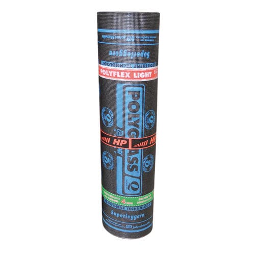 Membrana impermeabilizzante di protezione - POLYFLEX HP LIGHT - Polyglass Spa - per costruzione di ponti / per parcheggio / in rotoli