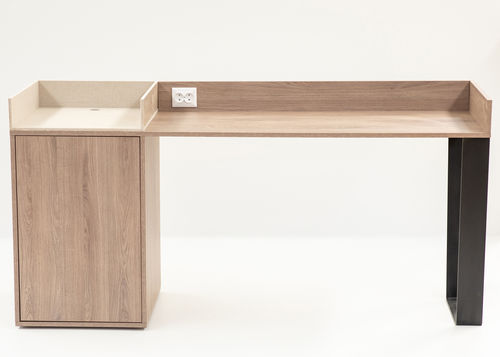 Scrivania contemporanea - 3-EN-1 : RÉF. 35000 - OVATION Paris - impiallacciata in legno / in marmo / in Corian®