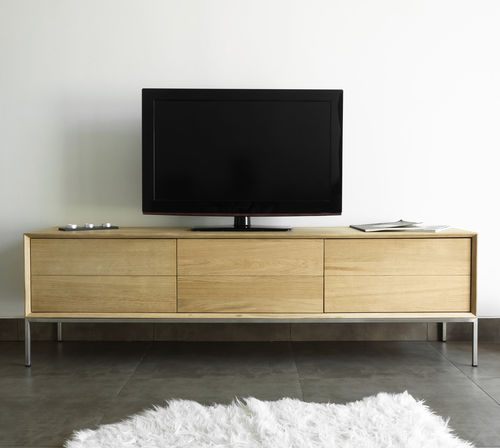 Mobile TV contemporaneo - RAVEL : RÉF. 22500 - OVATION Paris - lowboard / in noce / in frassino