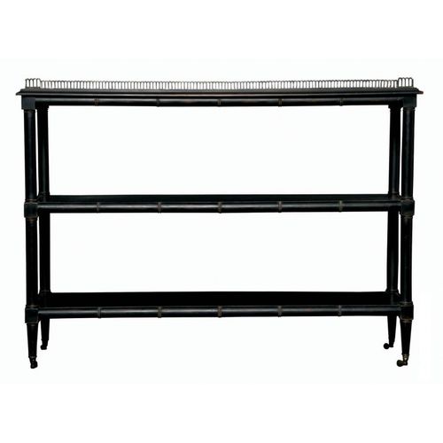 Consolle classica - MARJORIE : RÉF. 14310 - OVATION Paris - in legno / in ottone / con supporto in legno