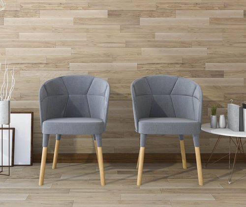 Sedia da ristorante contemporanea - 26003 Chaise Orphée - OVATION Paris - da interno / in tessuto / con supporto in legno