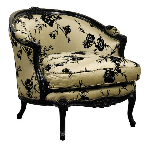 Poltrona in stile Luigi XV - COURTELINE : RÉF. 17005 - OVATION Paris - in tessuto / bergère