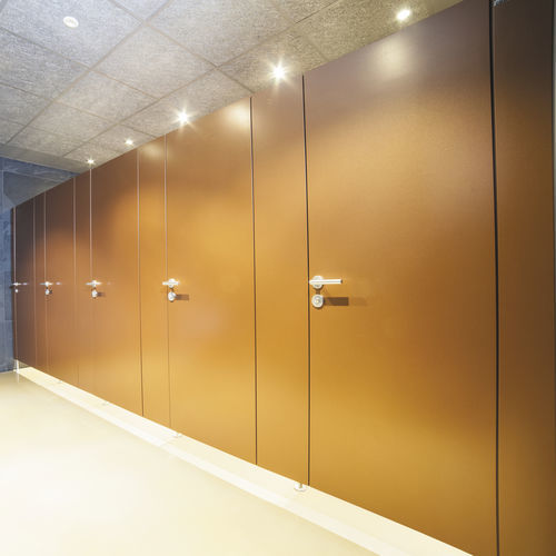 Cabina per bagni pubblici in alluminio - classiccell® - KEMMLIT-Bauelemente GmbH - in acciaio inossidabile / in acciaio laccato / polimerica