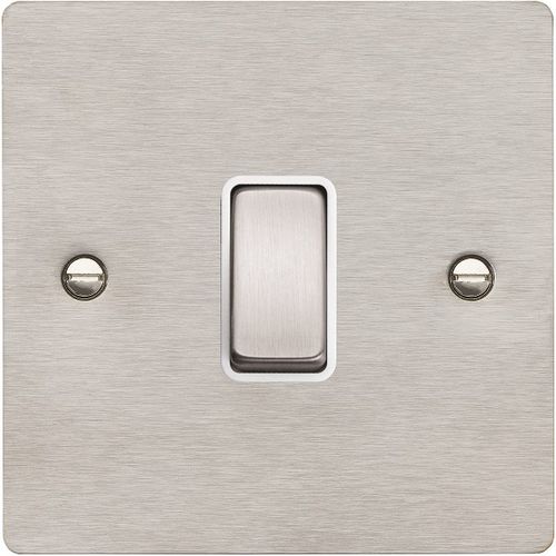 Interruttore a bascula - SHEER - Hamilton Litestat - ad incasso / in ottone / in acciaio