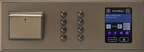Tastiera di controllo per lampadario - LINEA-SCALA CFX&reg; - Hamilton Litestat - per installazione multimediale / a muro