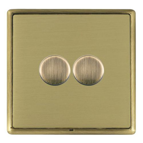 Dimmer per illuminazione - LINEA-RONDO CFX® - Hamilton Litestat - a pulsante rotante / ad incasso / doppio