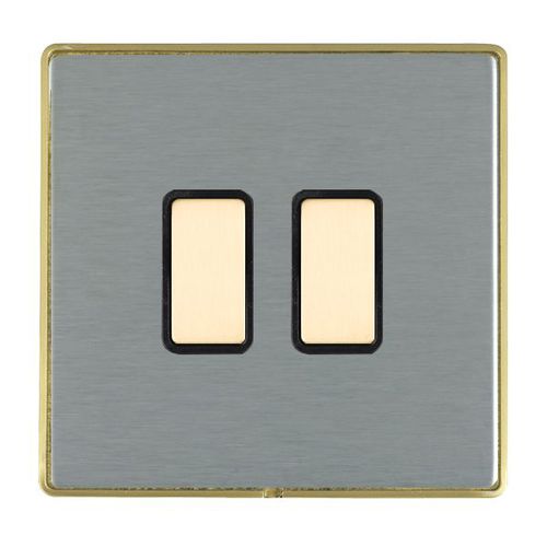 Interruttore a pulsante - LINEA-DUO CFX® - Hamilton Litestat - ad incasso / in metallo / classico