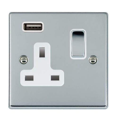 Presa di corrente - HARTLAND - Hamilton Litestat - USB / doppia / da parete