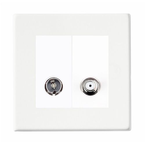 Presa TV - HARTLAND CFX® COLOURS - Hamilton Litestat - radio / doppia / da parete