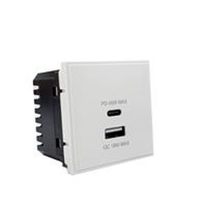 Presa USB - EuroFix - Hamilton Litestat - doppia / da pavimento / da incasso