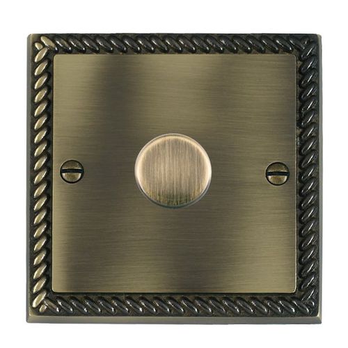 Dimmer per illuminazione - Cheriton Georgian - Hamilton Litestat - a pulsante rotante / ad incasso / multiplo