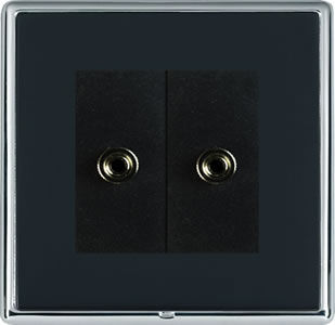 Presa multimediale - LINEA-RONDO CFX® - Hamilton Litestat - doppia / da parete / da incasso