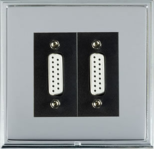 Presa multimediale - LINEA-SCALA CFX® - Hamilton Litestat - doppia / da parete / da incasso