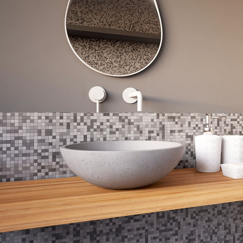 Lavabo da appoggio - CIRCUM 40 - Urbi et Orbi - in calcestruzzo / rotondo / contemporaneo