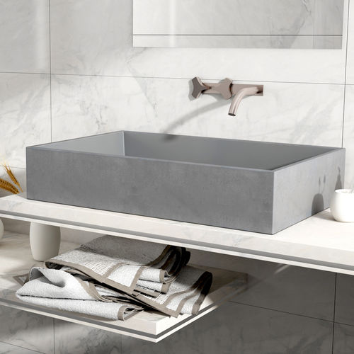 Lavabo da appoggio - IMMISSIO 70 - Urbi et Orbi - in calcestruzzo / rettangolare / contemporaneo