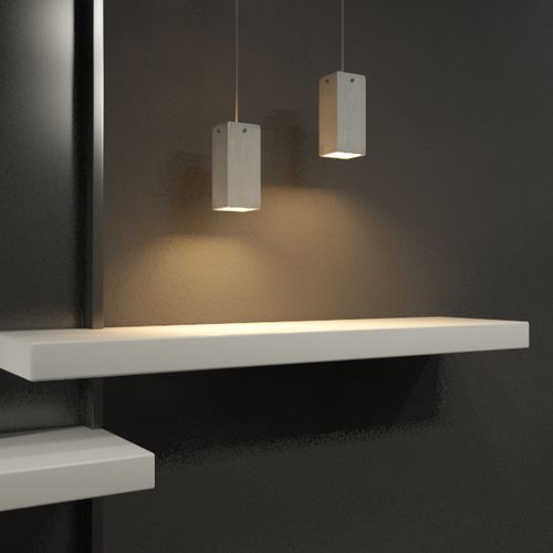 Lampada a sospensione - INEST - Urbi et Orbi - in calcestruzzo / contemporanea / con cavo