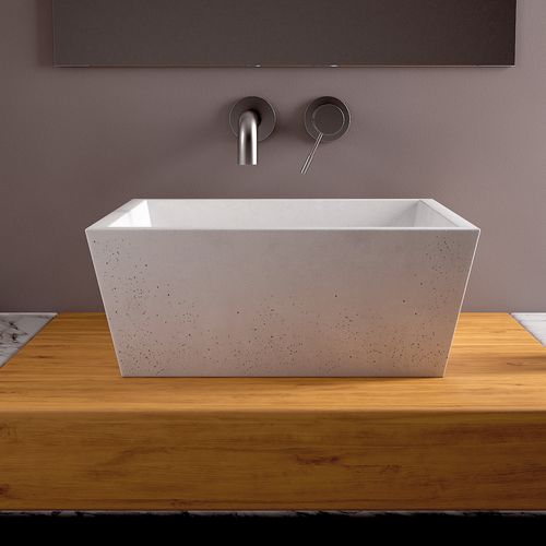 Lavabo da appoggio - CONICIS 40 - Urbi et Orbi - in calcestruzzo / rettangolare / contemporaneo
