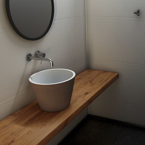 Lavabo da appoggio - CIRCUM 3826 - Urbi et Orbi - in calcestruzzo / conico / contemporaneo