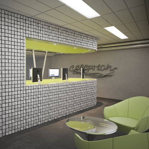 Piastrella in calcestruzzo - PLANTED CUBES - Urbi et Orbi - 3D / da interno / da parete